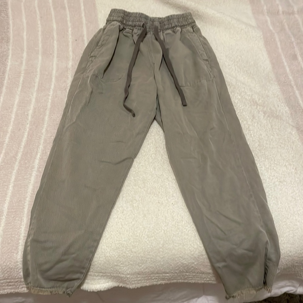 Greenish grey zara pants